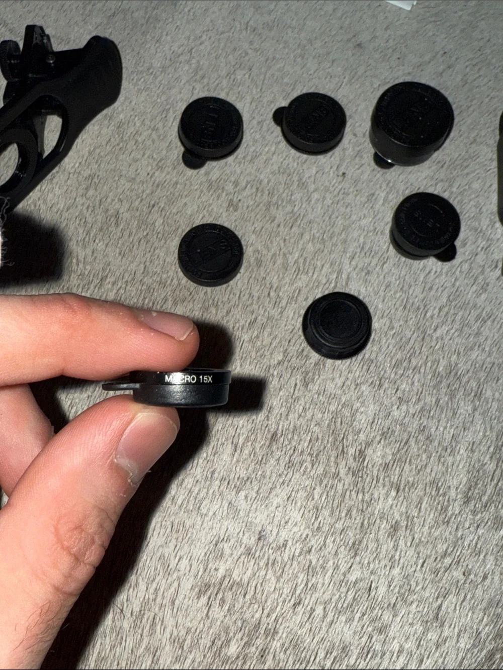 Bostionye Mobile Phone Lens Kit with Tripod & Clips - Black